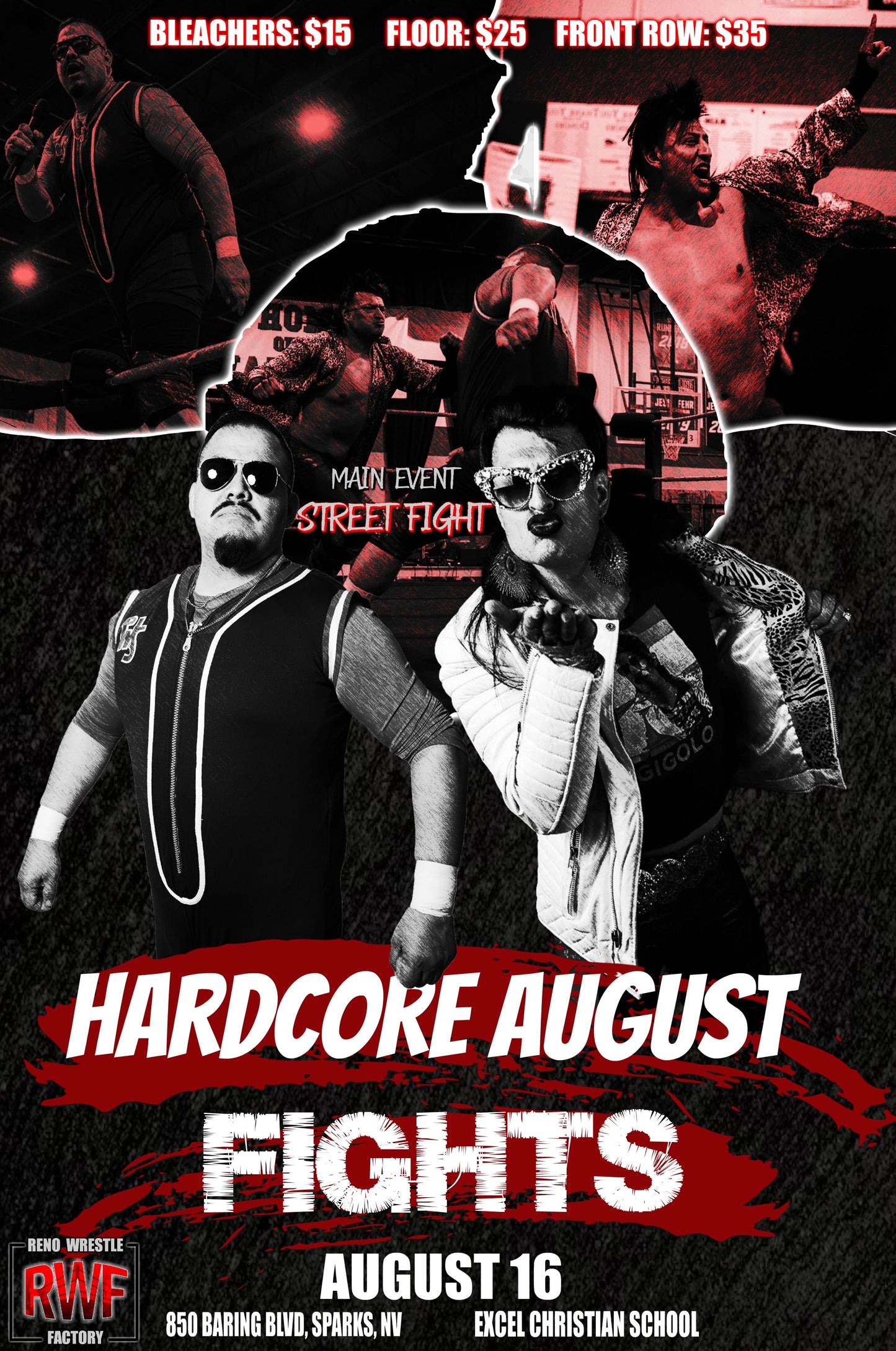 RWF PRESENTS: HARDCORE AUGUST FIGHTS