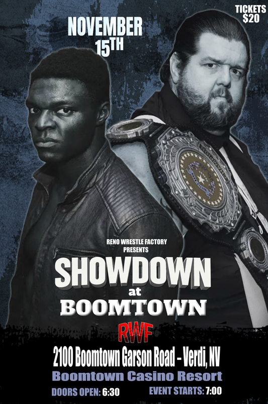 RWF PRESENTS: SHOWDOWN AT BOOMTOWN